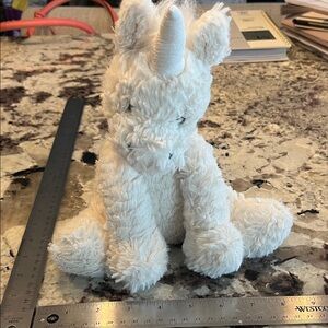 Jellycat Retired Fuddlewuddle Cream Plush Unicorn Stuffed Animal